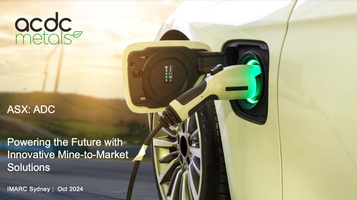 IMARC Investor Presentation | October 2024

Download full presentation here:  bit.ly/3C3F6vB

#ASX #ADC #mining #mineralsands #REE #rareearthelements #heavymineralsands #monazite #magneticrareeathelements #EV #energytransition #batterymetals #windenergy