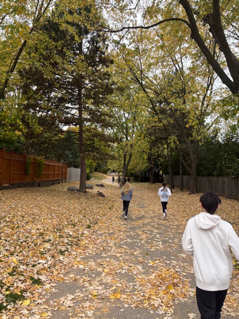 What a beautiful day to go for a run! The cross country team has been practicing very hard over the last month. Students are very excited for the cross country meet on Wednesday! 🍂🍁