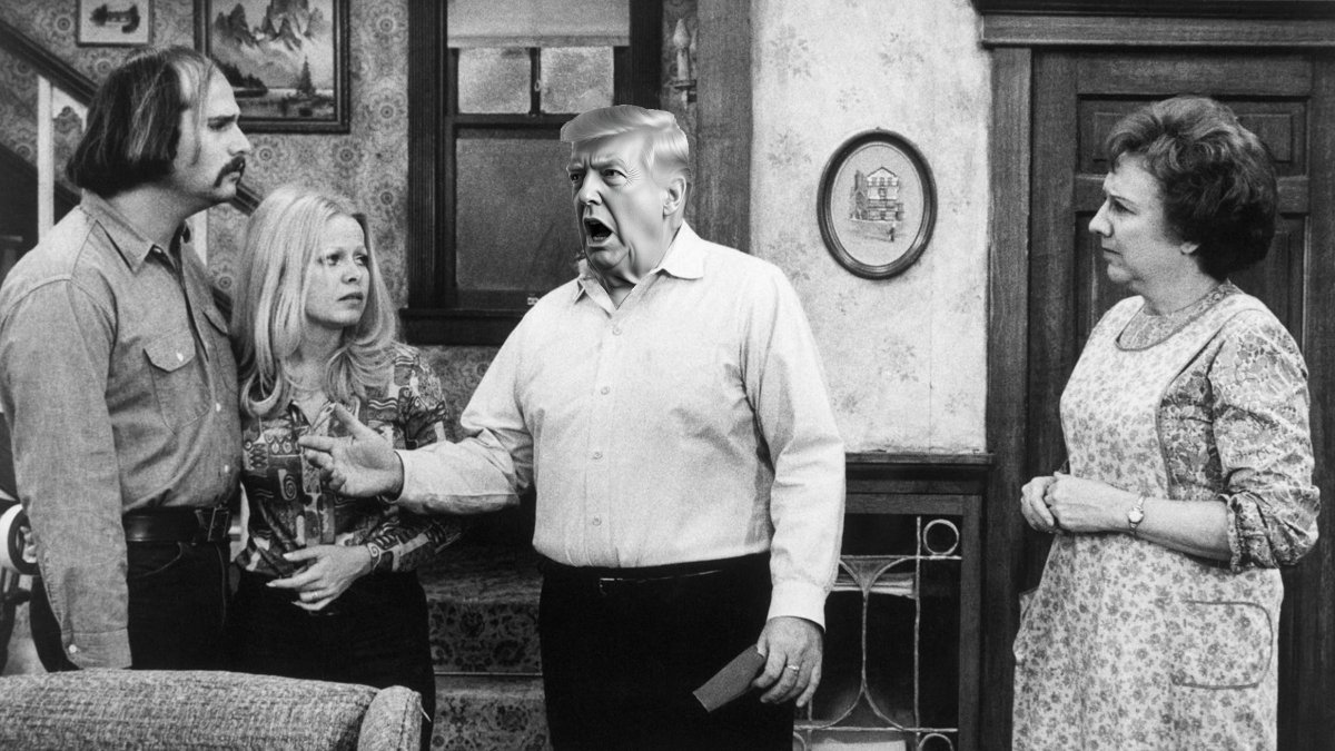 Trump campaign adopts an Archie Bunker mentality down the homestretch.