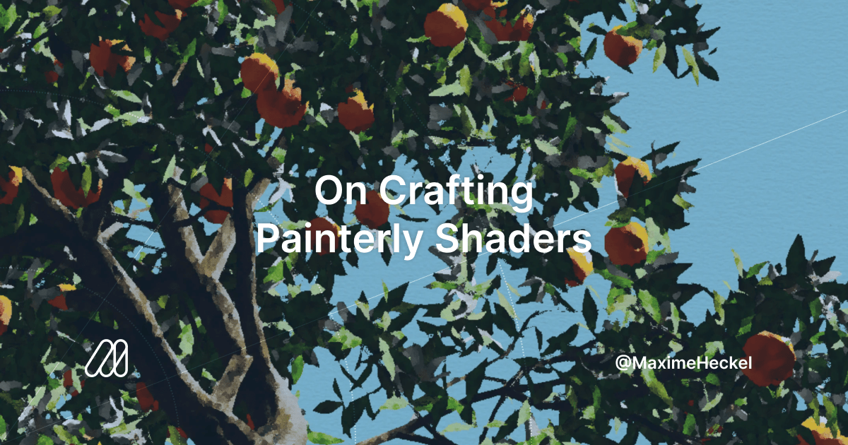 📝 New Blog Post 📝

This is the culmination of months of work studying ways to build the perfect painterly shader

It covers every technique I learned to transform any 3D scene into a stunning watercolor-like painting with a single post-processing effect

blog.maximeheckel.com/posts/on-craft…