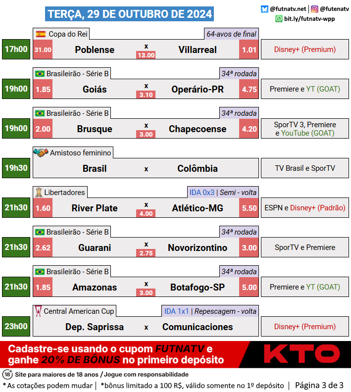Futebol na TV tweet media