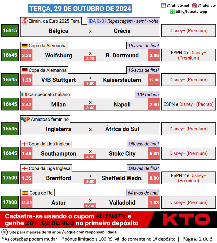 Futebol na TV tweet media