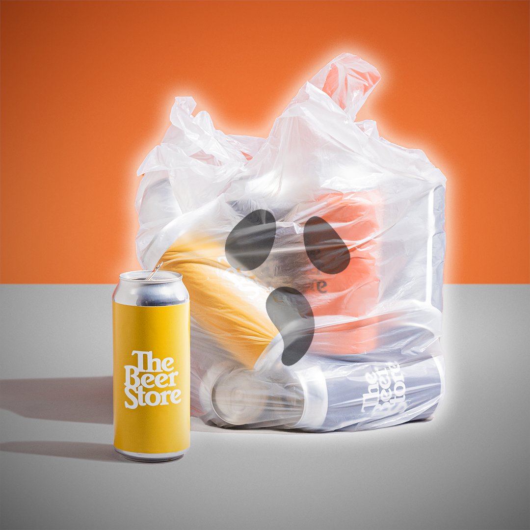 These cans are not possessed; we're just obsessed with sustainability and processing your empties. Where else do old empties turn into cold beers?