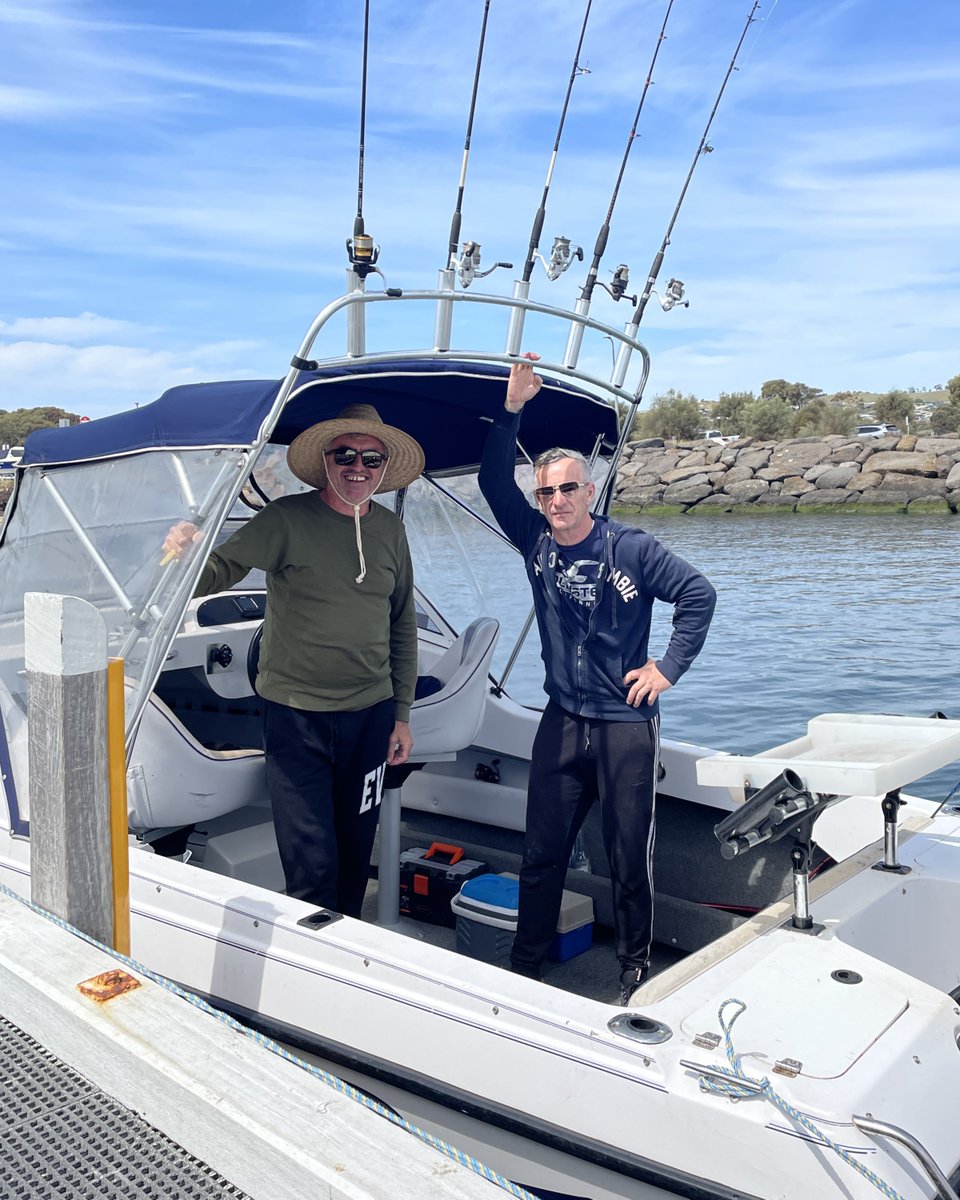 Mick (right) picked up this 5.2m 115hp Revival a couple of years ago with the aim of enjoying a fish with mates like Emir (left). 

Redeveloped in 2022, Point Richards is a short drive from Portarlington and is Mick’s ramp of choice. 

Cheers for the chat Mick and Emir!