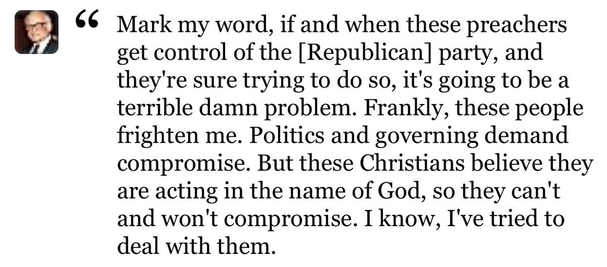 TolenRebecca's tweet photo. @Acyn Barry Goldwater, Republican candidate for president in 1964: https://t.co/658h7lLRr5