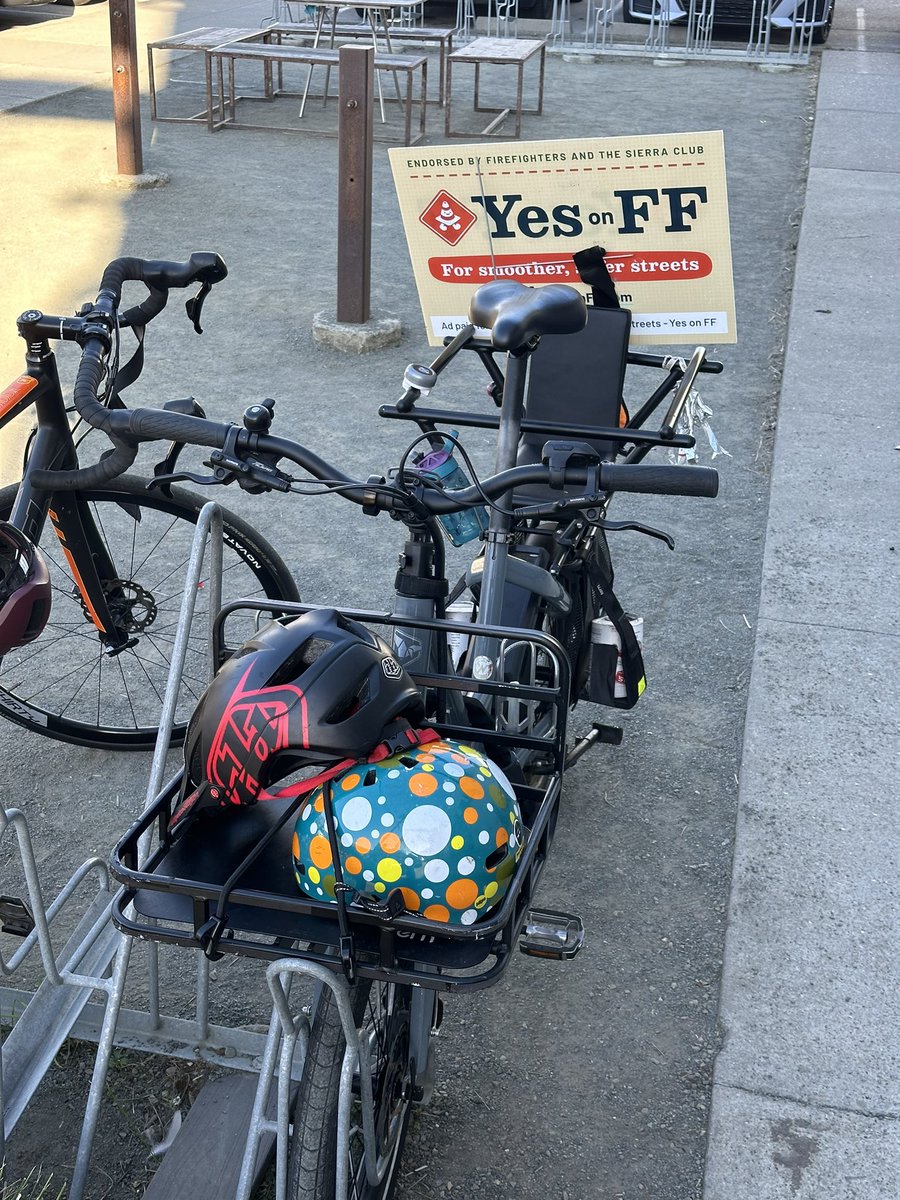 We ❤️ spotting signs on bikes! Request one today at YesonFF.com