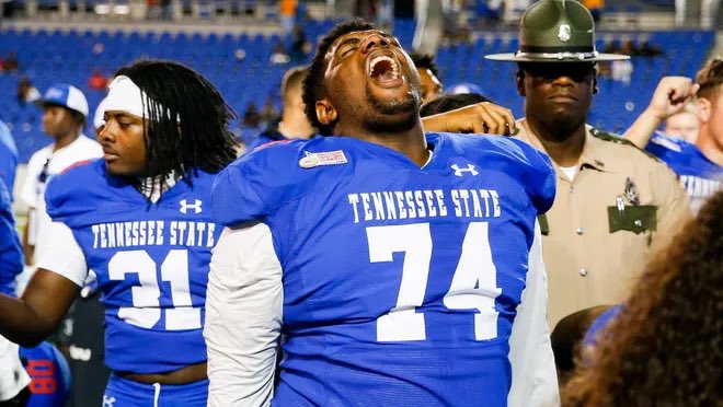 Aaron Young (@aaronyoung10892) on Twitter photo After a great conversation with <a href="/CoachChewy80/">Dylan Chmura</a> I am blessed to receive my 7th D1 offer from Tennessee State University! 🔵⚪️🐅
<a href="/BJRecruiting/">Bob Jones High School Football Recruiting</a> <a href="/BJHS_Football/">Bob Jones Football</a> <a href="/AL7AFootball/">Alabama7AFootball</a> After a great conversation with <a href="/CoachChewy80/">Dylan Chmura</a> I am blessed to receive my 7th D1 offer from Tennessee State University! 🔵⚪️🐅
<a href="/BJRecruiting/">Bob Jones High School Football Recruiting</a> <a href="/BJHS_Football/">Bob Jones Football</a> <a href="/AL7AFootball/">Alabama7AFootball</a>