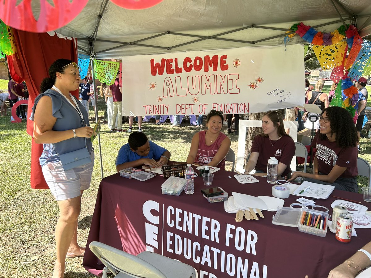 angelabreiden's tweet image. So wonderful to get to see beloved former students + fellow alumni  = a lot of amazing @TrinityUAlumni &amp;amp; staff &amp;amp;  faculty &amp;amp; families  @Trinity_U for #TUAlumniWeekend. Incl @tu_eddept  &amp;amp; MAT &amp;amp; #SportinEngland &amp;amp; @TUVolleyballTX &amp;amp; history of women’s athletics @TrinityUTigers.