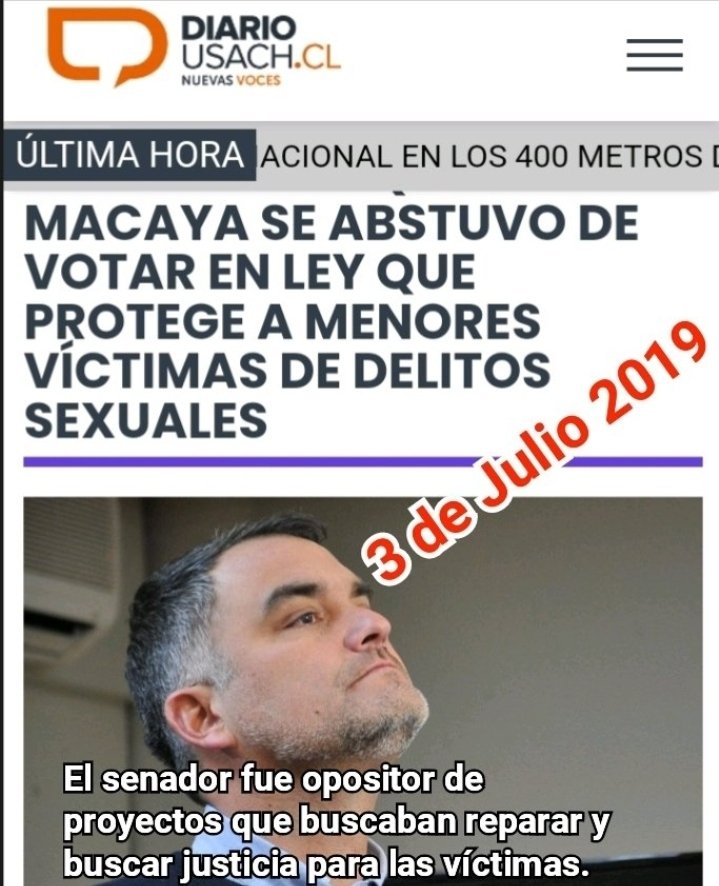 AntuKuyen4's tweet photo. Bueno ahora que ya pasaron la elecciones vamos a lo importante que nos convoca, LA DESTITUCION DEL SENADO DE ESTE MISERABLE ENCUBRIDOR DE PEDERASTAS PEDOFILOS INFANTILES DEGENERADOS 
#RenunciaMacayaalSenado https://t.co/2PqFUqGdZ9