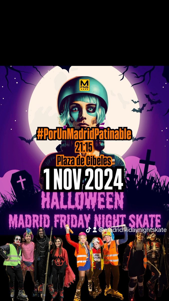 MadridFNS's tweet image. Únete a nosotros #porunmadridpatinable
