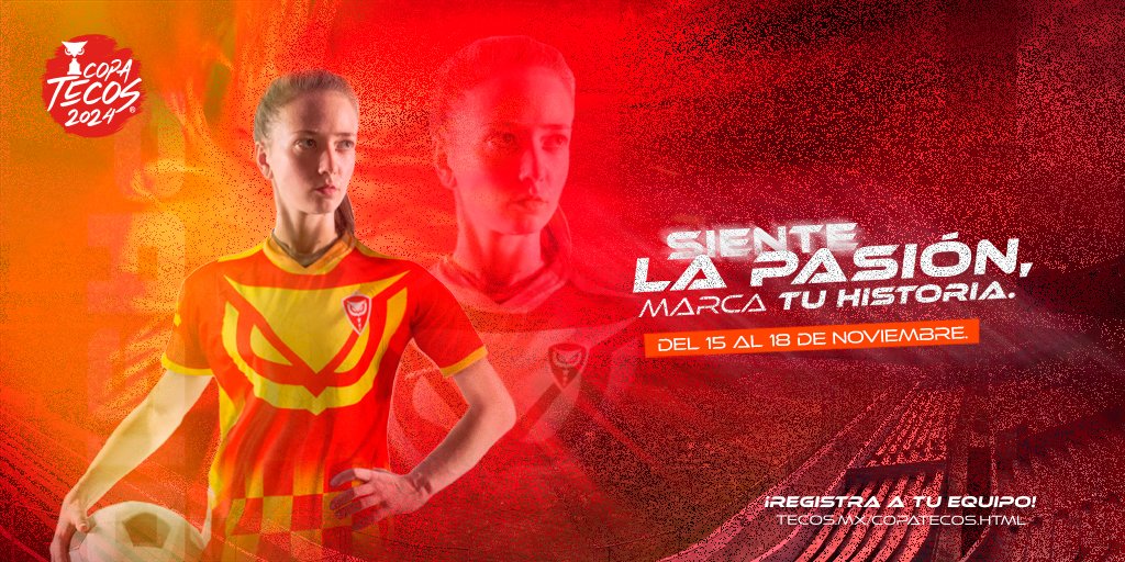 La Copa Tecos 2024 está muy cerca, y aún hay oportunidad de inscribir a tu equipo en la categoría femenil sub-23. 

¡Inscríbete y vive una competencia de alto nivel!

Para más información, visita tecos.mx/copatecos.html

#copatecos #copatecos2024 #tecosfemenil