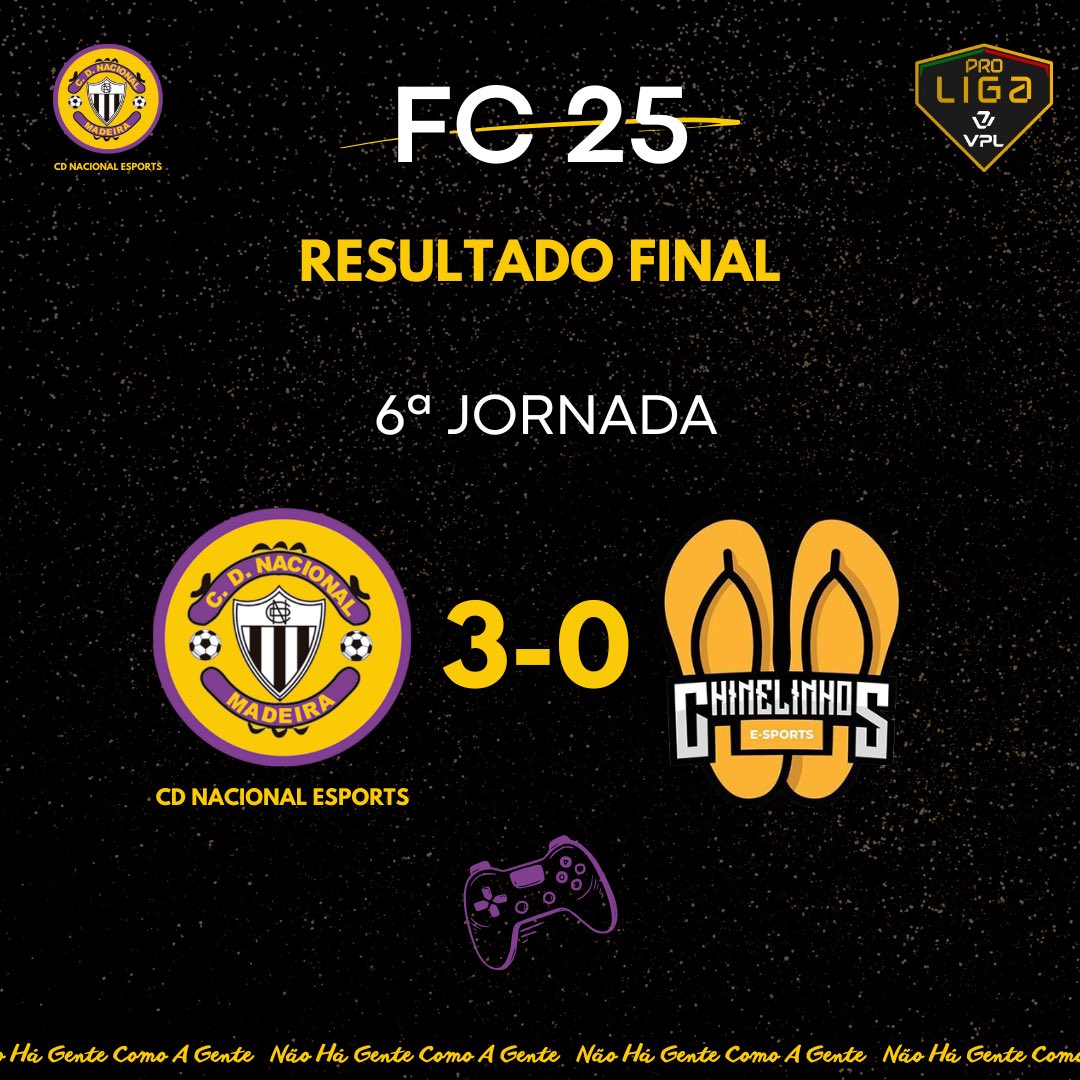 Não havia maneira melhor de começar a semana 🔥

2/2 ✅

𝑵𝒂̃𝒐 𝒉𝒂́ 𝒈𝒆𝒏𝒕𝒆 𝒄𝒐𝒎𝒐 𝒂 𝒈𝒆𝒏𝒕𝒆! ⚪️⚫️

#CDNacionaleSports | #ESports  | #ProClubs |#NãoHáGenteComoAGente