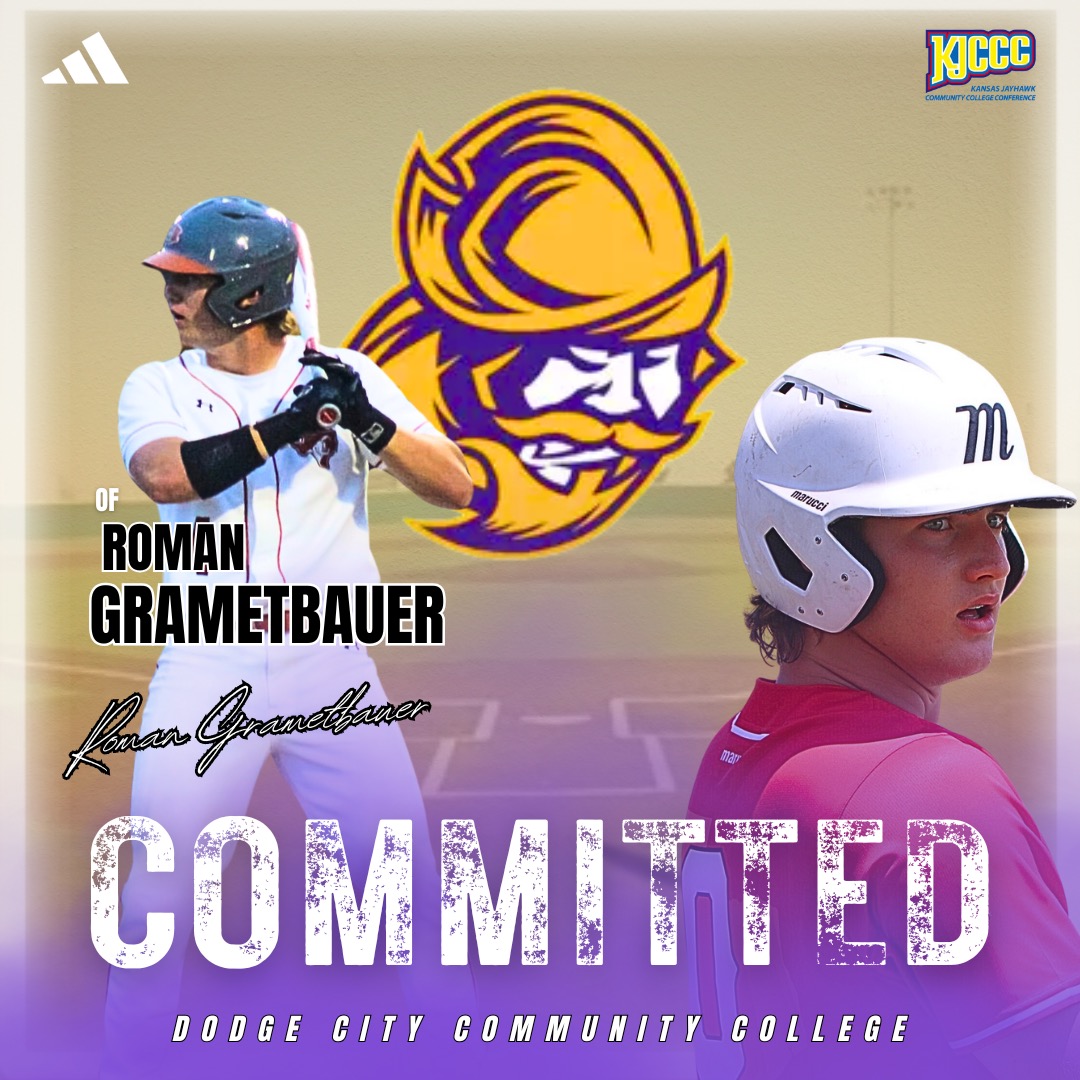 Roman Grametbauer (@itsroman23) on Twitter photo I’m blessed and excited to share that I will be playing baseball at Dodge City Community College! A heartfelt thank to all my coaches I’ve been with, teammates, and my family who has truly believed in me since I was little. Thank you <a href="/BaseballHutto/">Coach Stringer</a> and #HippoNation. Everyone has I’m blessed and excited to share that I will be playing baseball at Dodge City Community College! A heartfelt thank to all my coaches I’ve been with, teammates, and my family who has truly believed in me since I was little. Thank you <a href="/BaseballHutto/">Coach Stringer</a> and #HippoNation. Everyone has