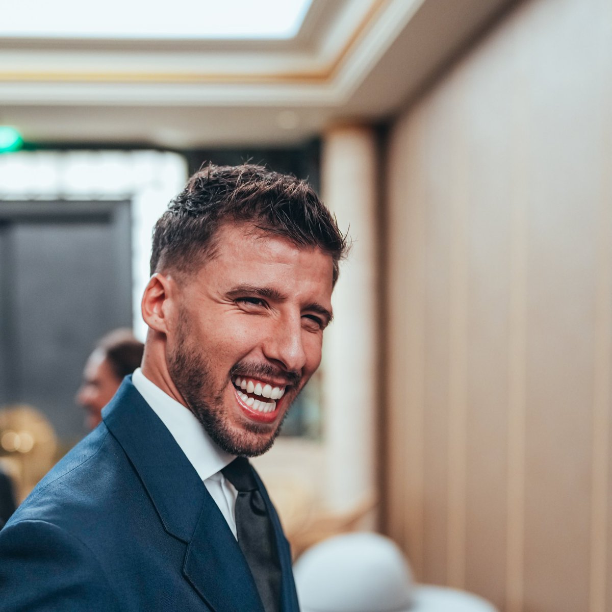 ManCity's tweet photo. Suited and booted 🩵

#ballondor https://t.co/DnvAP5f4Nf