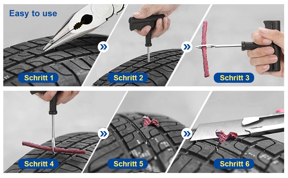 Gestern wurde ich auf ein solches Produkt angesprochen (Bild), ein so genanntes "Do-it-Yourself" Reifenreparatur Set

Was ich davon halte und warum ich diese "Sets" problematisch finde, erkläre ich euch in folgendem Thread

Viel Spass beim Lesen und dazu lernen🤝

1/14