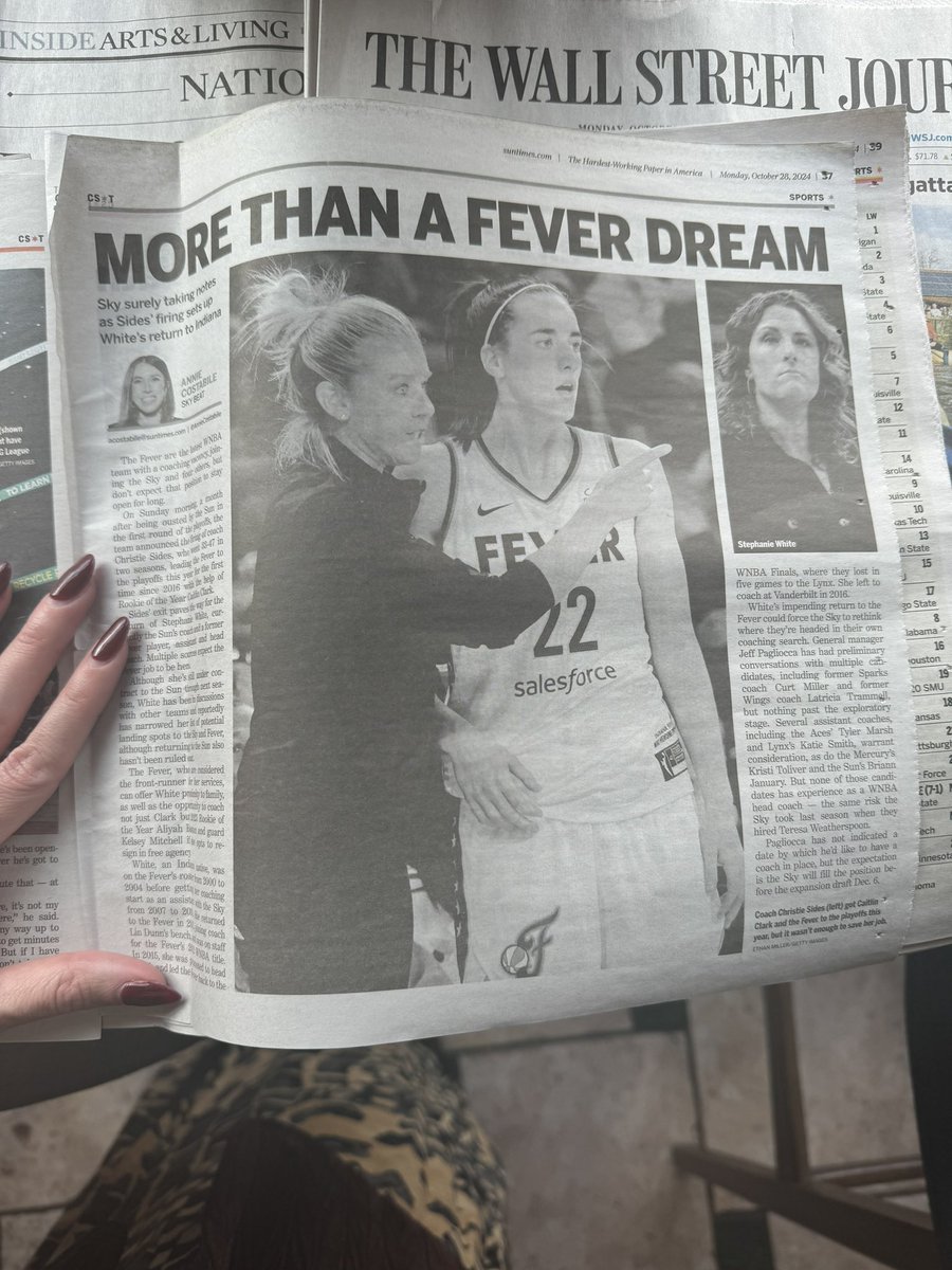 AnnieCostabile's tweet image. In today’s @suntimes_sports print section: 

 chicago.suntimes.com/sports/2024/10…