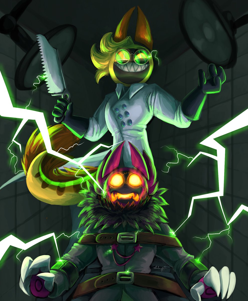 pinktrashgoblin's tweet photo. IT’S ALIVE!
Happy Halloween from the Doctor~
(Pink character belongs to inv-kob on tumblr)
#jsab #jsabfanart #jsabcomic #jsabau #halloween https://t.co/tsuQw7yjPa