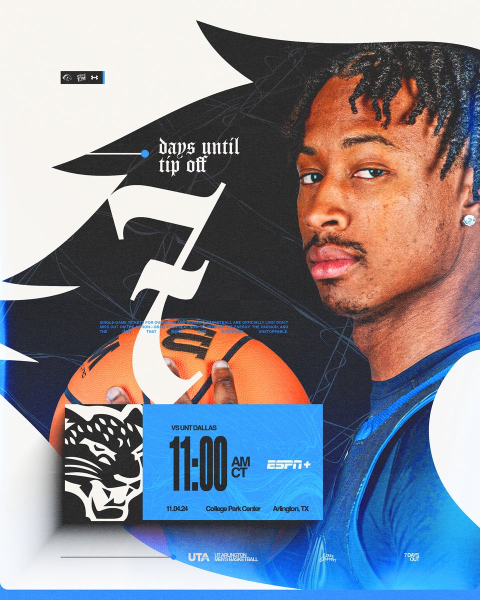 UTAMavsMBB's tweet image. There are just 7️⃣ days left until we tip things off at the CPC!

#BuckEm🐎 | #EmptyTheTank🪫