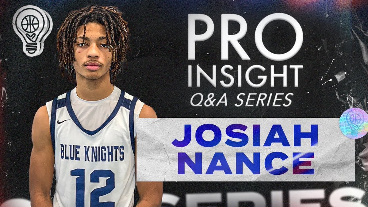 Pro Insight Q&amp;A series: Josiah Nance 

🔗youtu.be/3qsiYikAZCk