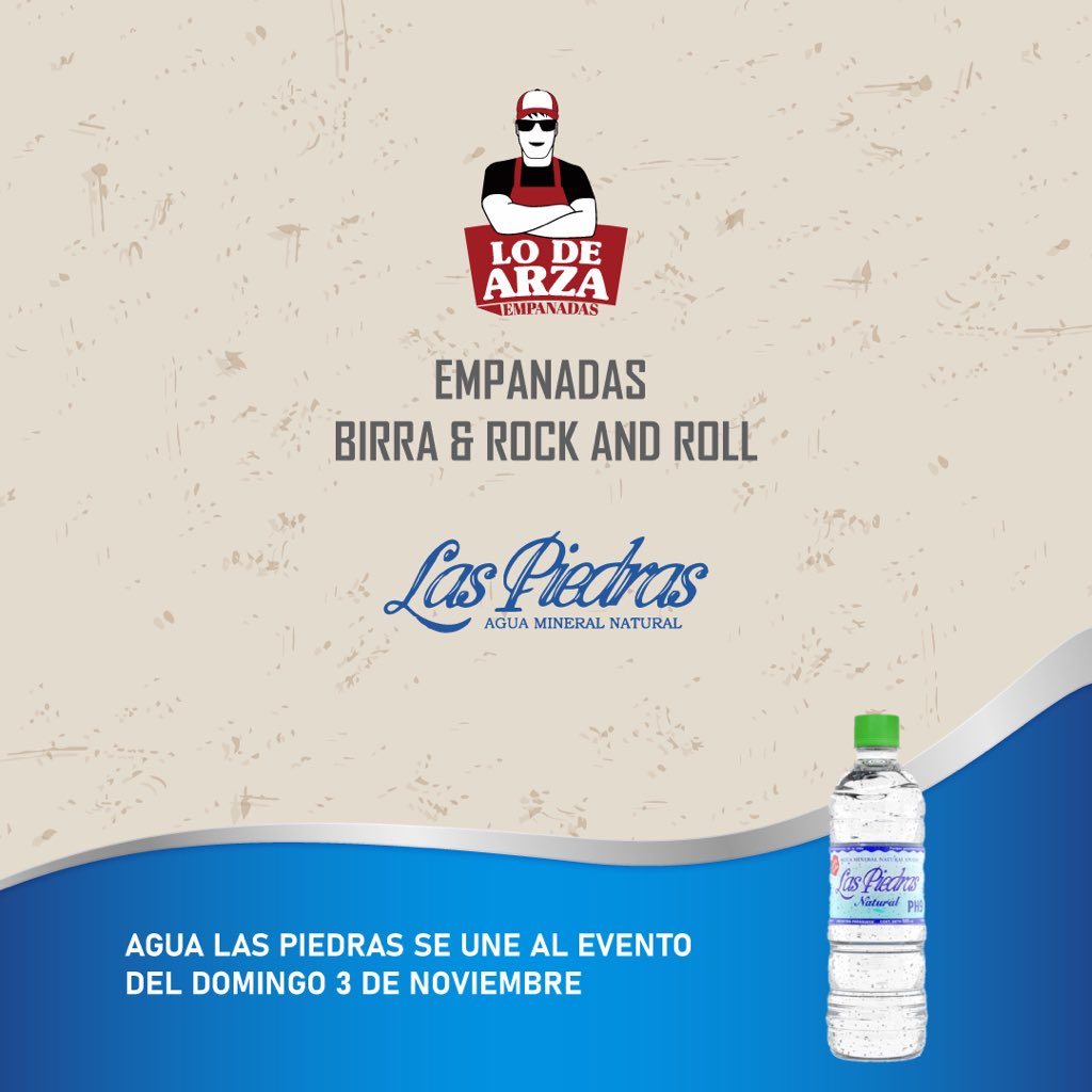 Agua Mineral Las Piedras se suma a nuestro evento! 🤩🙌🏻