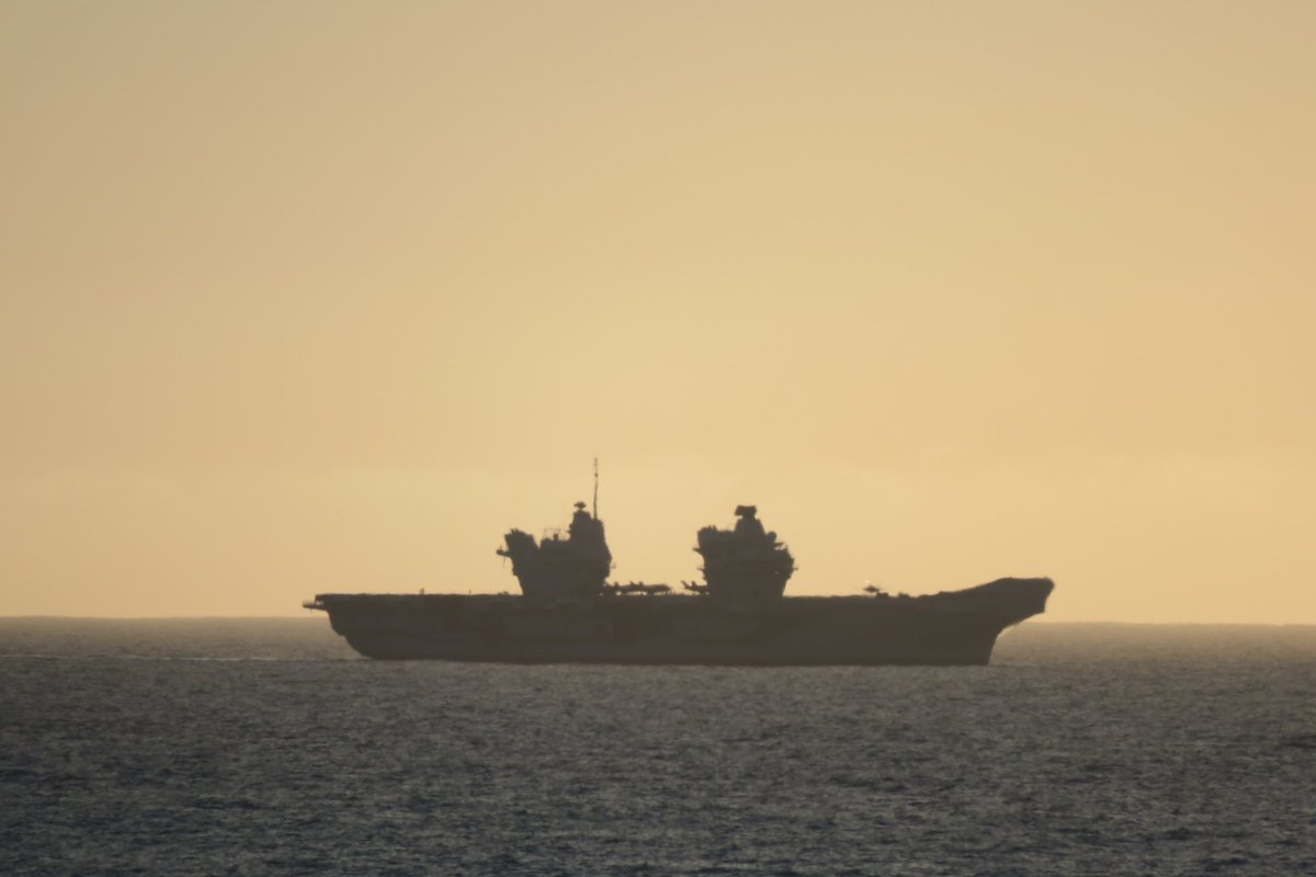RFATidesurge's tweet photo. @RoyalNavy @NATO_MARCOM …to top off our time at sea, we had the pleasure of joining #COMUKCSG for #StrikeWarrior, integrating into the task group and carrying out our vital role…. https://t.co/xCSvCXGkQe