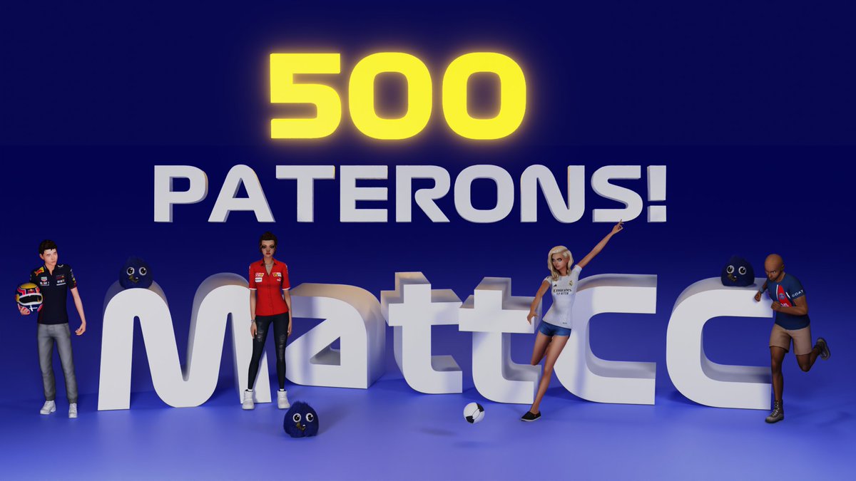 WOW 500 paterons! 

Thanks to everyone who has taken their time to support my page and especially those who have joined the Watson gang. 

Please feel free to continue to suggest what I should work on next.

- Matt &amp; Watson 🔵🔵🔵