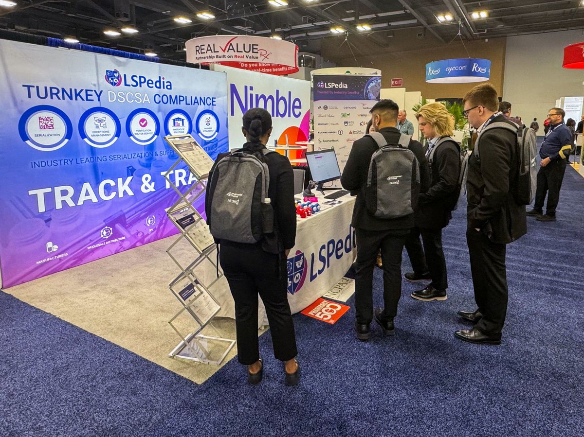 LSPedia's tweet photo. We’re at NCPA's Annual Convention and Expo. There's no better time to see why #OneScan Pharmacy Pro is the #1 DSCSA compliance solution for #pharmacies! Join us at booth 1021 to experience Pharmacy Pro in action! 

Schedule time now: https://t.co/AbNAPLNy0H https://t.co/TK9pIeq1IG