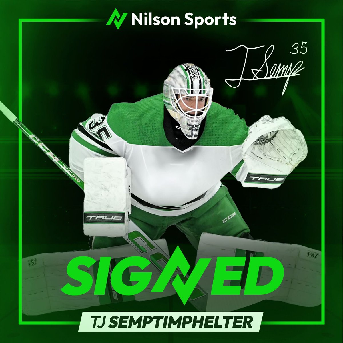 nilsonsports's tweet photo. Excited to announce the signing of @UNDmhockey netminder TJ Semptimphelter to the Nilson Sports team for marketing and #NIL opportunities!
#collegehockey #hockey #UNDproud #LGH #NILson https://t.co/tcGxZwqTeq
