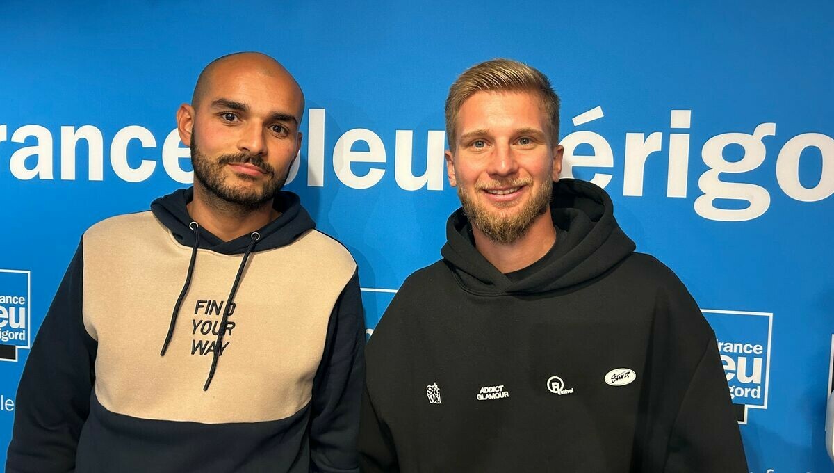 iciperigord's tweet photo. 100% Sport - Valentin Lienard, footballeur et youtubeur engagé au BPFC et l'entraîneur Yacine Azahaf
➡️ https://t.co/C8Z5kxillI https://t.co/VarqMJs5zE