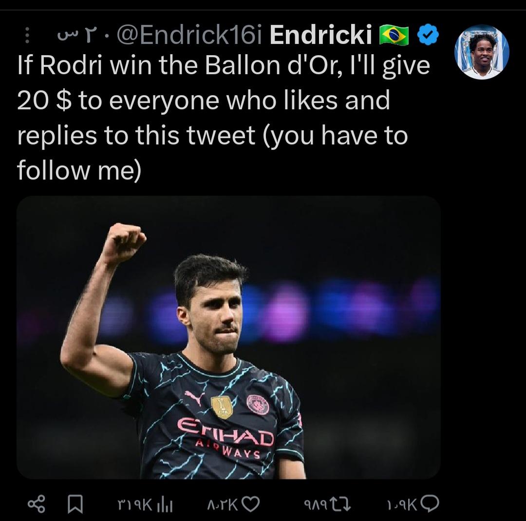 Awab_Y_Mustafa's tweet photo. @Endrick16i Your word https://t.co/c9wB4A7ZVO