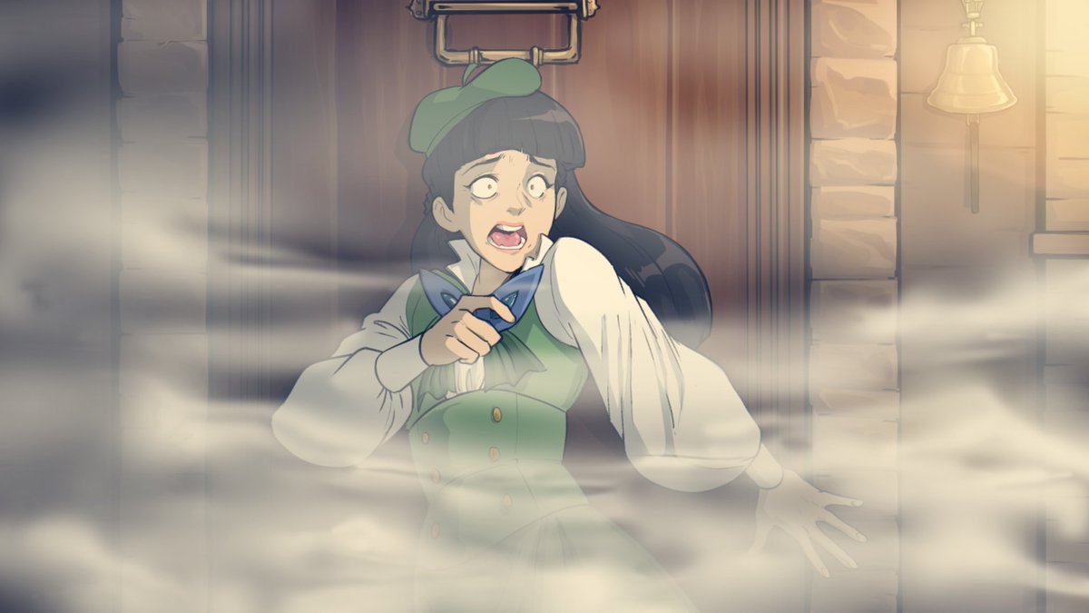 Heyo~ it's #SteamScream again! 

Camera Anima is a point-and-click visual novel where you play as a smart-mouthed girl trying to save her twin sister from a soul-stealing robot. Check out our demo on Steam: store.steampowered.com/app/2334030/Ca…

#visualnovel #horror #gaming #adventure #Indie