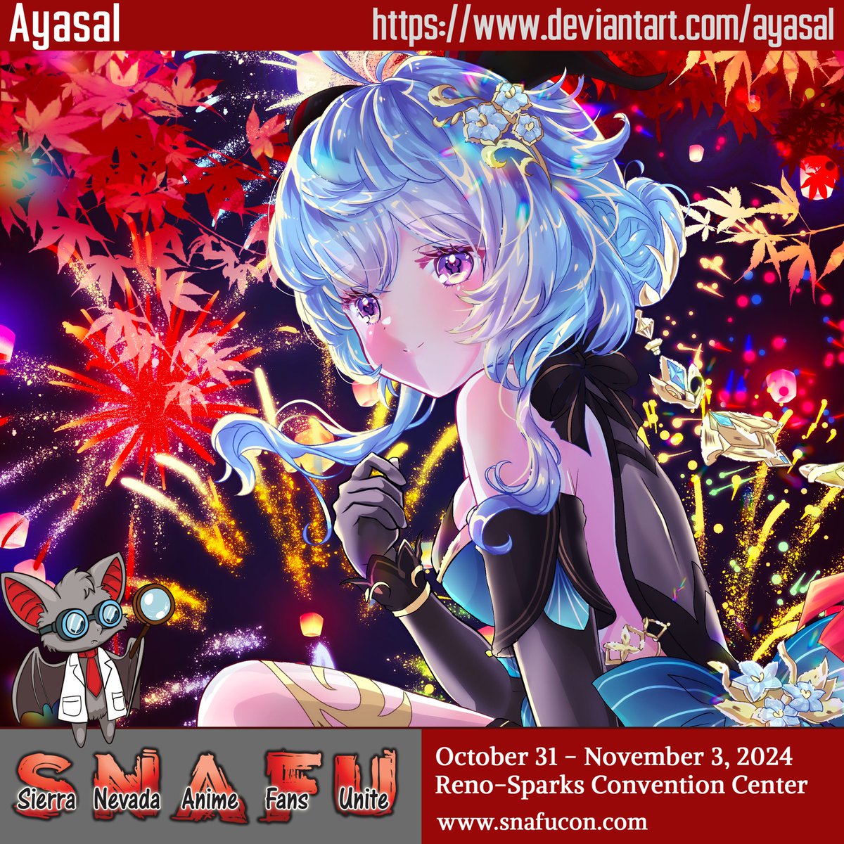 SNAFU Con's next artist spotlight is Ayasal!

Ayasal sells beautifully rendered art prints and buttons of both fan art from your favorite series and original art! deviantart.com/ayasal