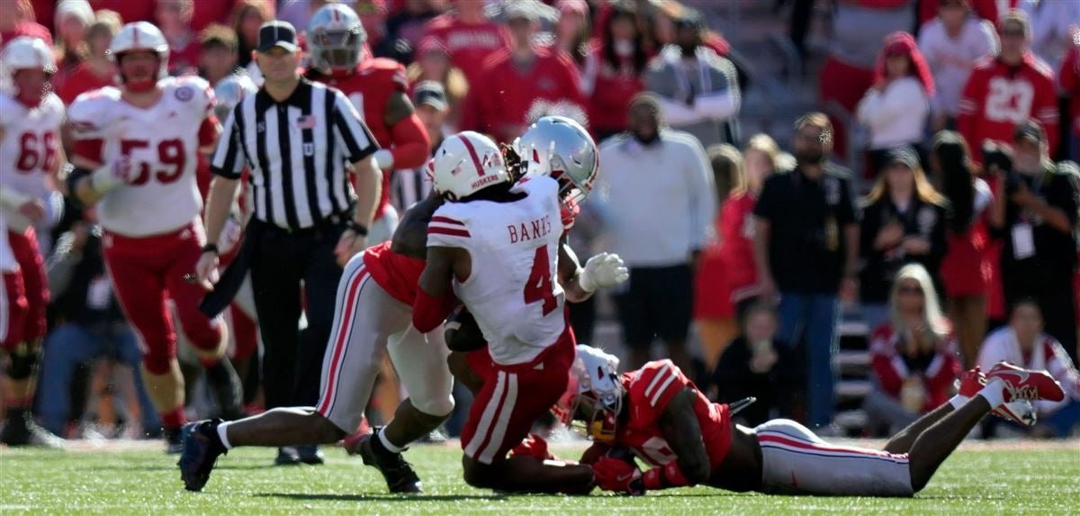 Bucknuts247's tweet photo. #OhioState wins an appeal on the targeting call that saw linebacker Arvell Reese ejected against #Nebraska.
https://t.co/gch18rDB6N https://t.co/cxM2v79kfK