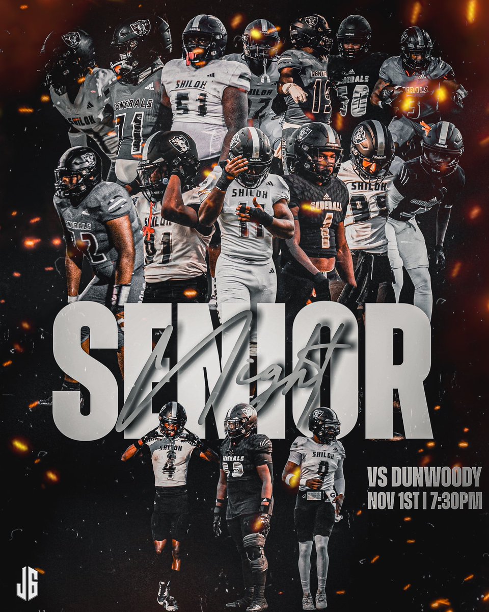 ShilohAthletics's tweet photo. Join us this Friday as we host Dunwoody High School. We will also be celebrating senior night. Kickoff is set for 7:30. Purchase tickets here: https://t.co/5V5X8pcjKA @FootballShiloh https://t.co/mrLZZRNxiz