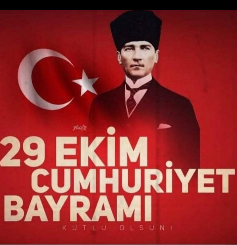 101-1001-10001.yılını kutlayasın inşAllah.Nice yıllara Cumhuriyetim.        Dünya döndükçe var olasın Devletim.