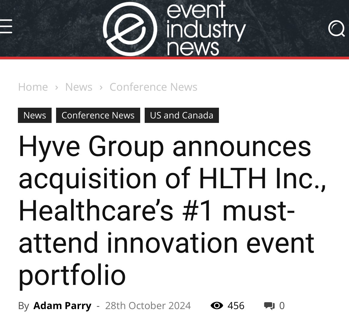 HLTH is being acquired, just like I predicted in 2023.

They followed the “sell picks and shovels during a gold rush”strategy, except it’s selling a well executed conference to a growing health tech industry that loves conferences.

Will be curious if deal terms are released.