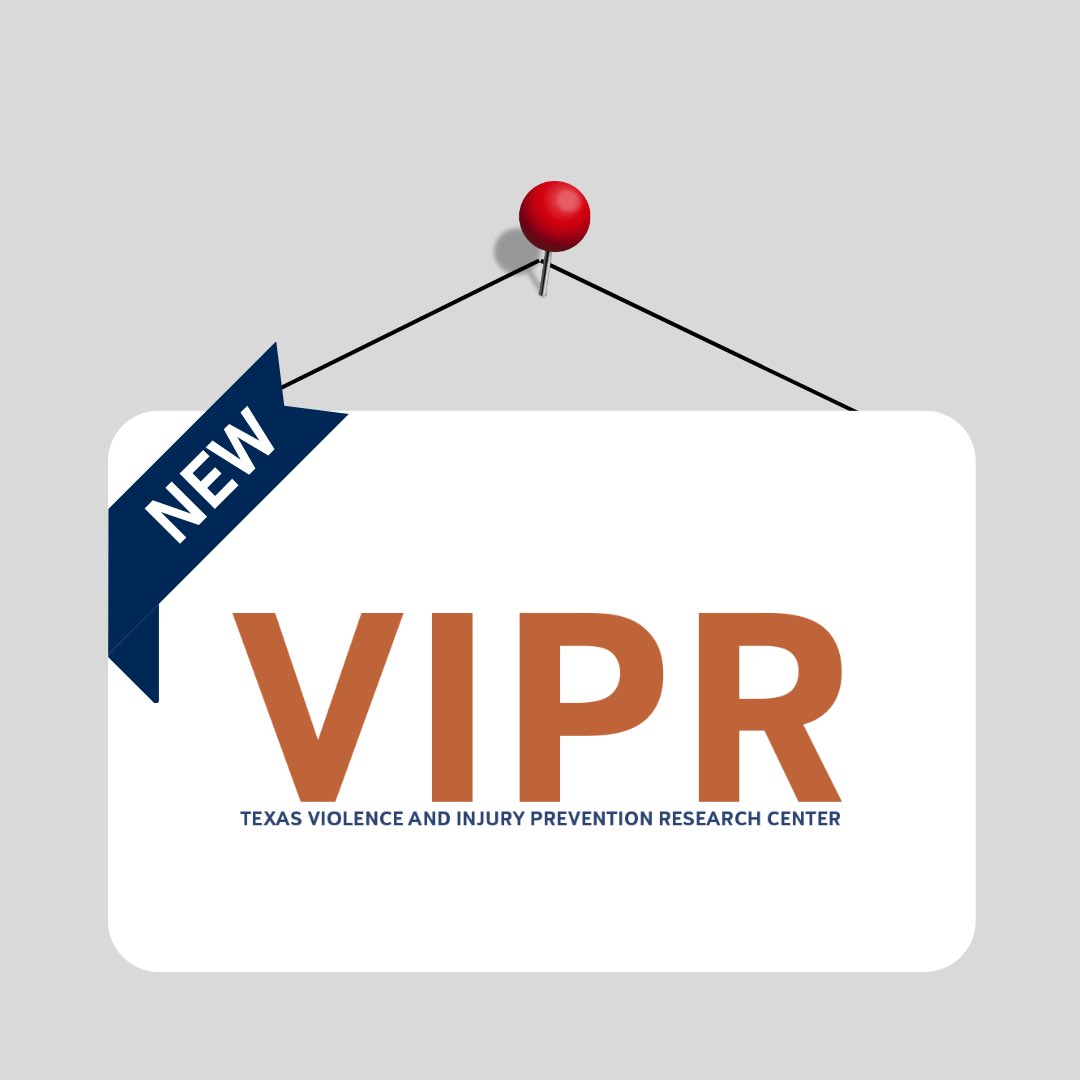 We are excited to announce the Texas Violence and Injury Prevention Research Center (VIPR) is now LIVE! 

Be sure to follow along for more information and exciting things coming up.