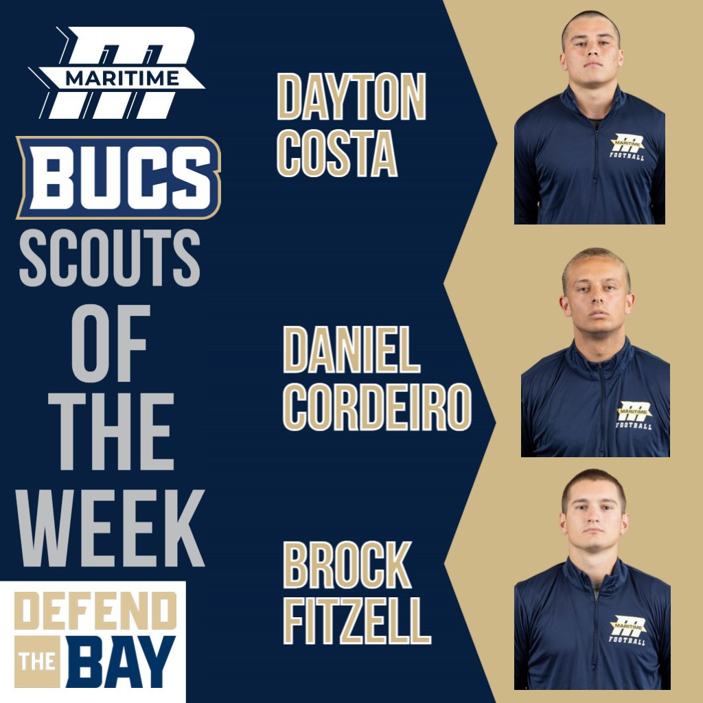 Here are your BUCS Scouts of the Week! #DefendTheBay