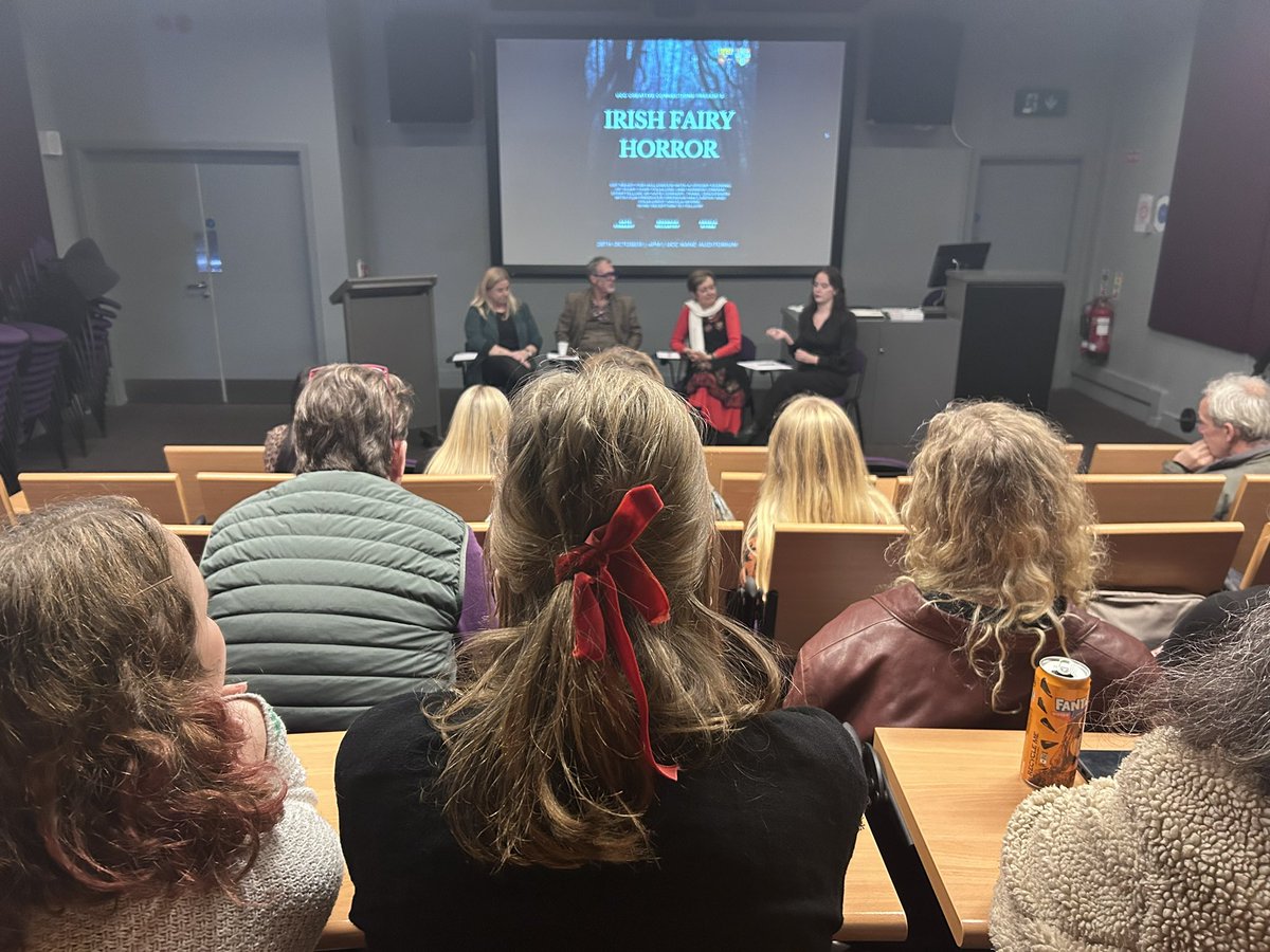 What a wonderful way to kick off Haunted Futures 2024! A fantastic event hosted by @EliDolliver and our own @bimbobaggins95. Well done to all the speakers on a delightfully spooky evening!