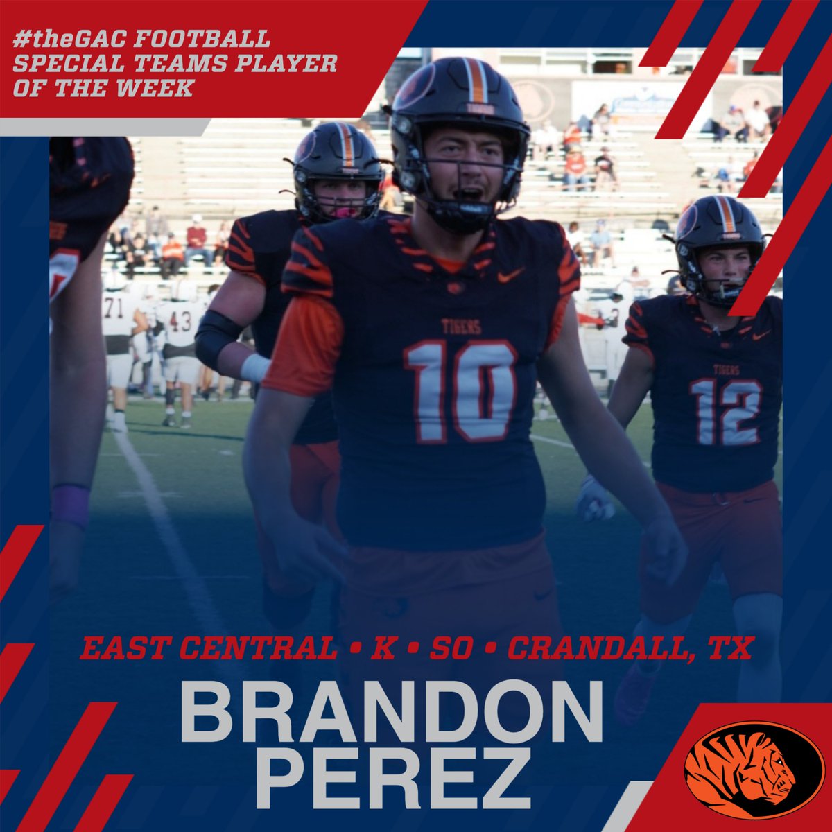 #TheGAC (@gacathletics) on Twitter photo theGAC 🏈 WEEK EIGHT PLAYERS OF THE WEEK: Offensive - Andrew Edwards, QB <a href="/ReddiesFB/">Henderson State Football</a>
Defensive - Clark Griffin, LN <a href="/Harding_FB/">Harding Football</a>
Special Teams - Brandon Perez, K
<a href="/ECUTigersFB/">ECU Tigers Football</a> theGAC 🏈 WEEK EIGHT PLAYERS OF THE WEEK: Offensive - Andrew Edwards, QB <a href="/ReddiesFB/">Henderson State Football</a>
Defensive - Clark Griffin, LN <a href="/Harding_FB/">Harding Football</a>
Special Teams - Brandon Perez, K
<a href="/ECUTigersFB/">ECU Tigers Football</a>