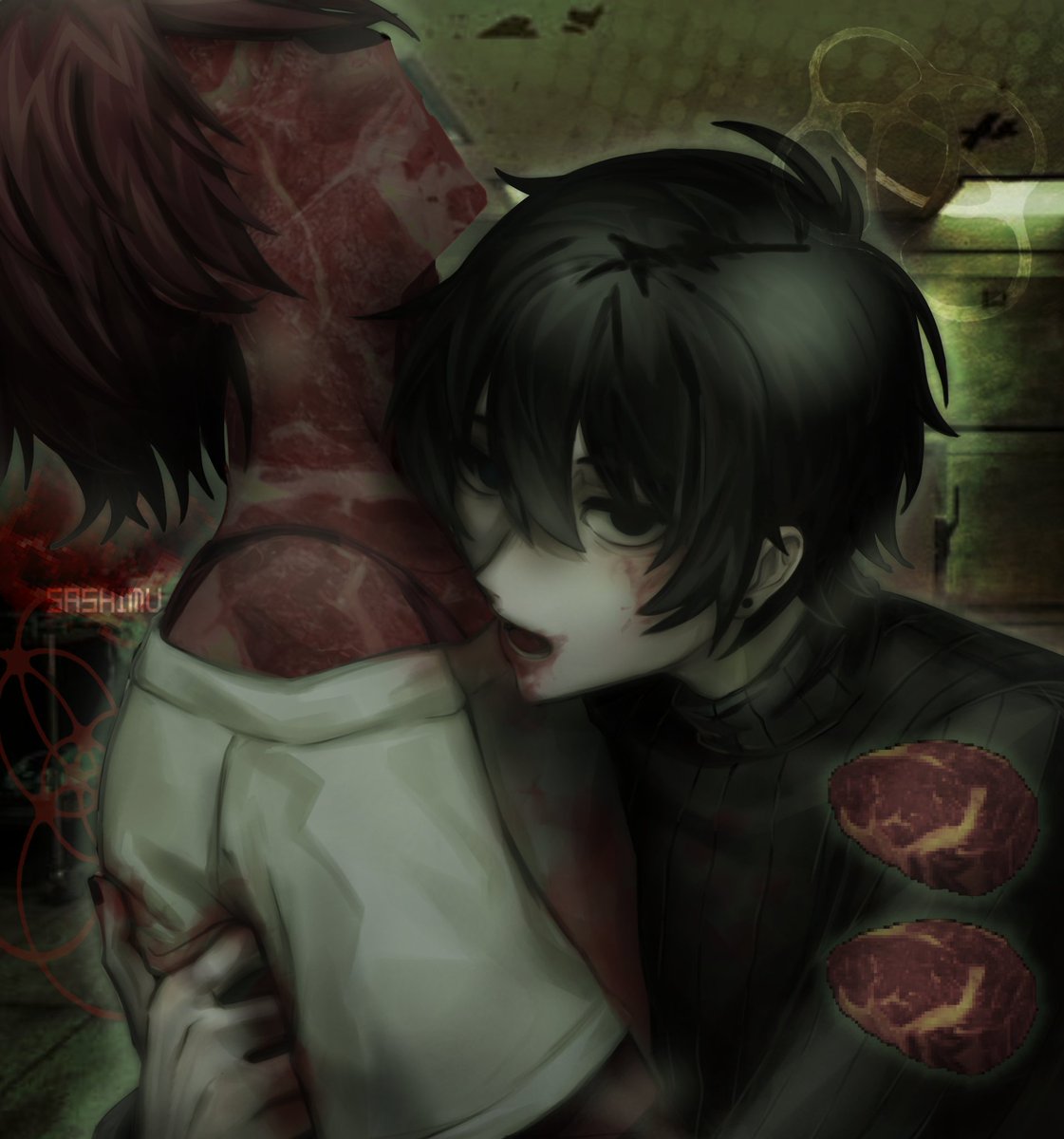 BL33HH_'s tweet photo. He got hungy again, damn

#ZENO #ZENOremake #基地絵 #tsuginoharu https://t.co/Ci4QnzHKrl