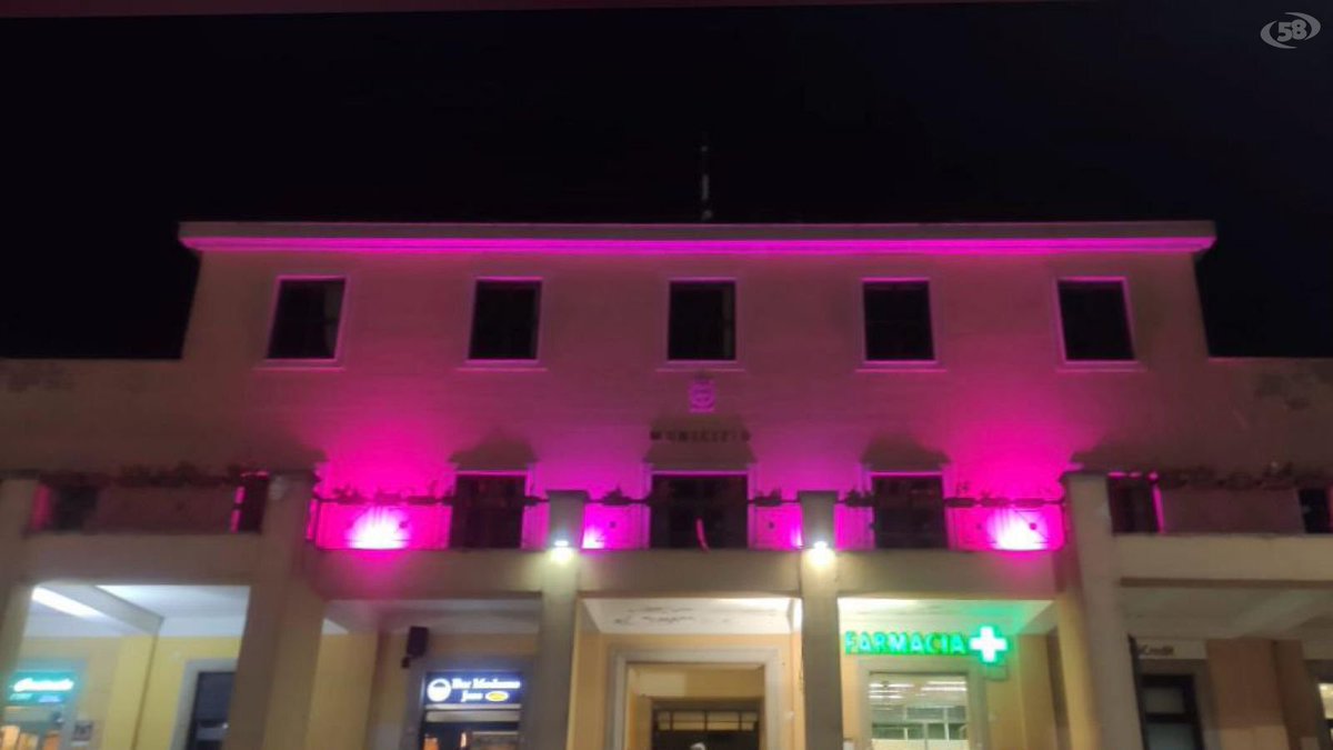Comuni - “Ariano si illumina di rosa” per la prevenzione dei tumori al seno dlvr.it/TFqCFB  - Canale58.com