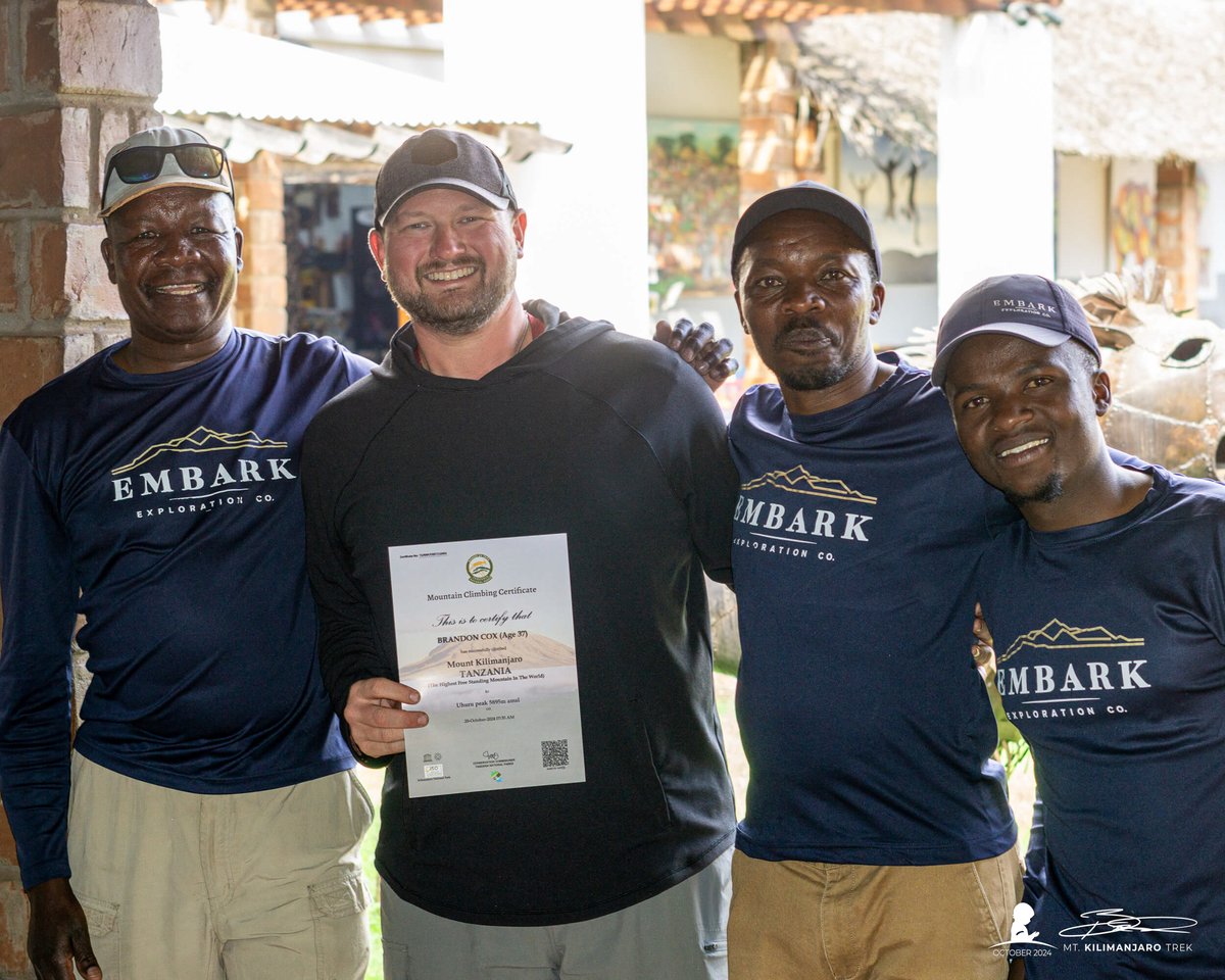 It's been a while since I visited the X machine.

Just dropping by to document that I recently climbed Mount Kilimanjaro with my friends at <a href="/StJude/">St. Jude</a> to raise money and awareness for childhood cancer treatment and research.

It was the most difficult thing I've done in my life.