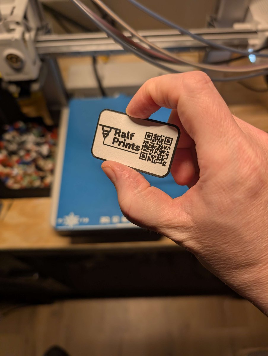 Ralfprints's tweet photo. Prototyping and it's working!
Scan it if you dare!
#3DPrinting https://t.co/O9id57isCN