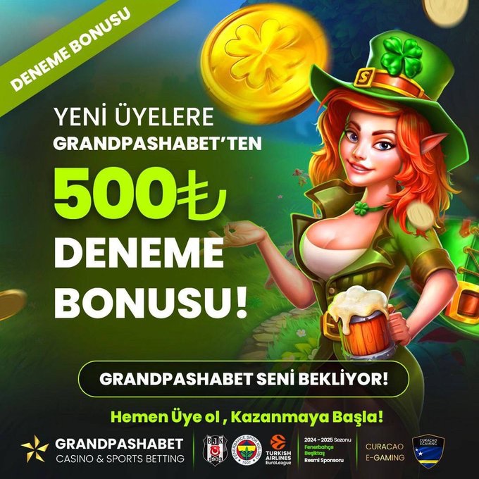 📌 #GRANDPASHABET YENİ ÜYELERE 250TL #DENEME BONUSU!

💵Yatırım şartsız 500₺'ye varan çekim fırsatı GrandPashabet'te!

⭐️  Daha fazla oyun, daha fazla eğlence, daha fazla kazanç sizleri bekliyor.. 

🔗 Giriş shortir.online/grandpashagirrr