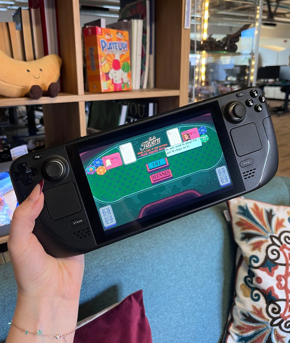 Steam Deck users, you're in for a treat! Gaming on the go just got TWO TIMES BETTER! 🙂‍↕️💥

The Holy Gosh Darn and Dungeons &amp; Degenerate Gamblers are now both Steam Deck verified!