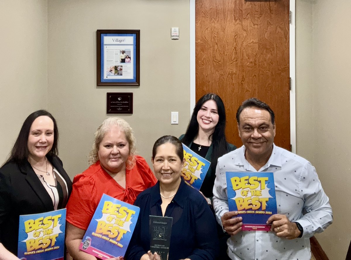 angelsdirector's tweet photo. This month the readers of The Florida Villager Magazine, once again chose our Visiting Angels in Miami, the "Best Senior Care" in their 2024 "Best of the Best" issue. We are honored to be selected by the readership of The Florida Villager!, #visitingangelsmiamifl #floridavillager https://t.co/IudVOHzQAY