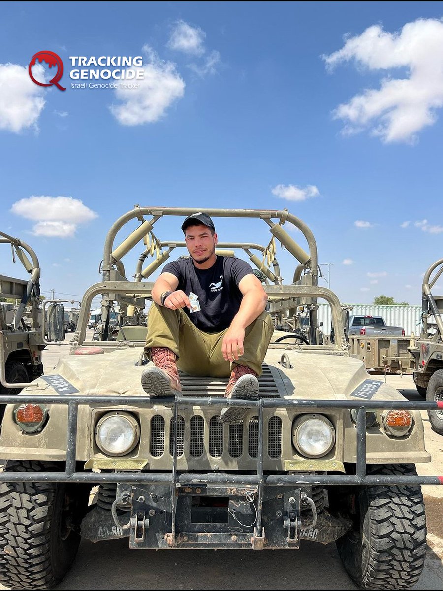 trackingisrael's tweet image. Israeli reservist Matan Shtrall from the 444th Mobility Unit (Balnam) documented his service in the genocide in Gaza.

Following the completion of his service, he went on a family vacation to Romania and vowed to come back to "finish Lebanon".