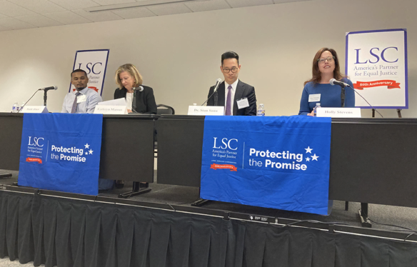 LSCtweets's tweet photo. Next up: A look at the value of medical-legal partnerships!
Hear stories of patients helped at health centers across Georgia — from survivors of domestic violence to a child who received a life-saving organ transplant.
Tune in now: https://t.co/Vxwvmn1P40 #LSCForum #MLP https://t.co/L9PCAxXMTv