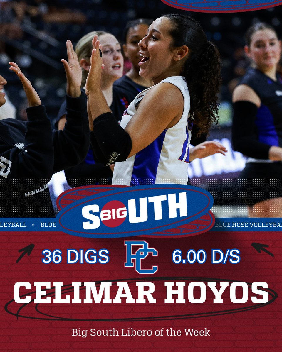 BlueHoseWVB's tweet image. Give it up for Ashely Miller and Celimar Hoyos on earning @bigsouthsports Weekly Awards 👏

📰 - tinyurl.com/mry4tt2v

#GoBlueHose | #pcvb | #possible